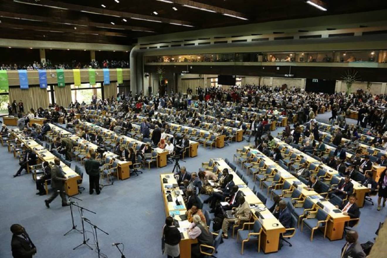 Jesuita africano en la Asamblea del Medio Ambiente de las Naciones Unidas