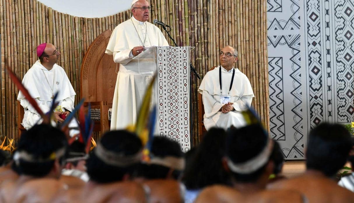 Discurso del Papa Francisco en su encuentro con pueblos de la Amazonia