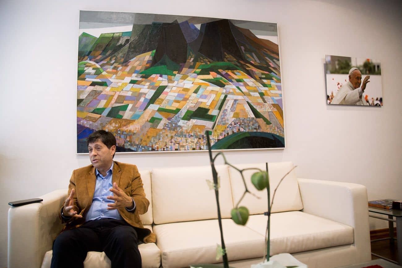 El rector de la PUCE: 