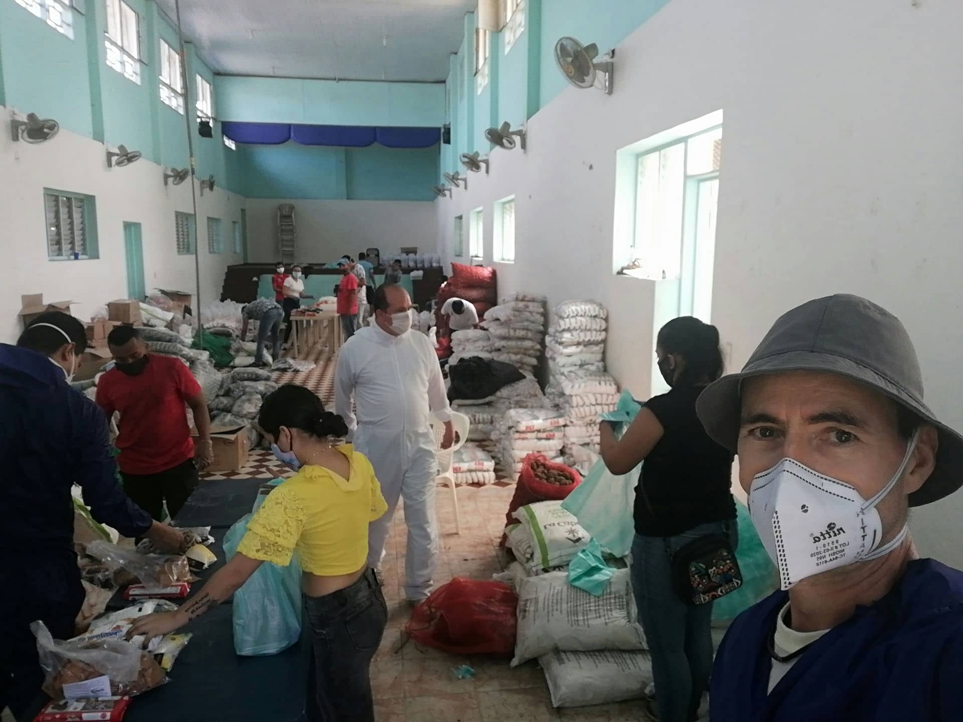 Acciones de ayuda humanitaria del SJPAM