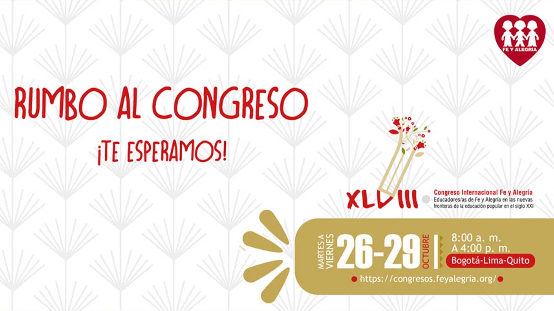 Congreso Internacional de Fe y Alegría será en octubre